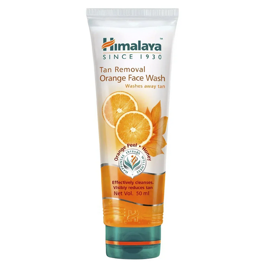 Himalaya Tan Removal Orange Face Wash 50ml - Indicrest Buy at Indicrest