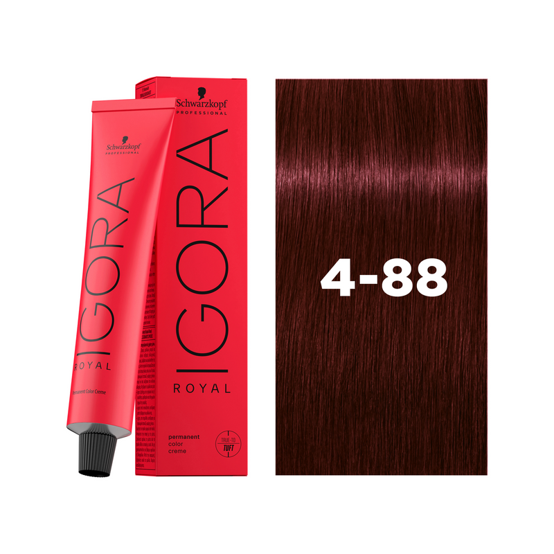 Schwarzkopf Professional Igora Royal 4-88 Medium Brown Red Extra, 60ml Buy at Indicrest