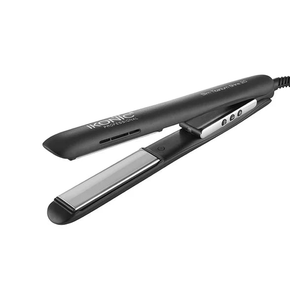 Ikonic Hair Straightener - Slim Titanium Shine Black & Silver Buy at Indicrest Image 2