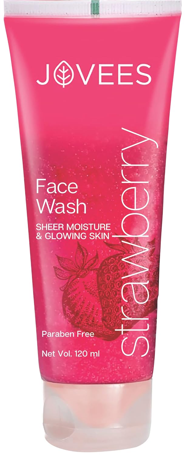 Jovees Strawberry Face Wash 120ml - Indicrest Buy at Indicrest