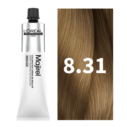 L'Oreal Professionnel Paris Majirel - 8.31 (Ash Golden Light Blonde) 49.5 g Indicrest Buy at Indicrest