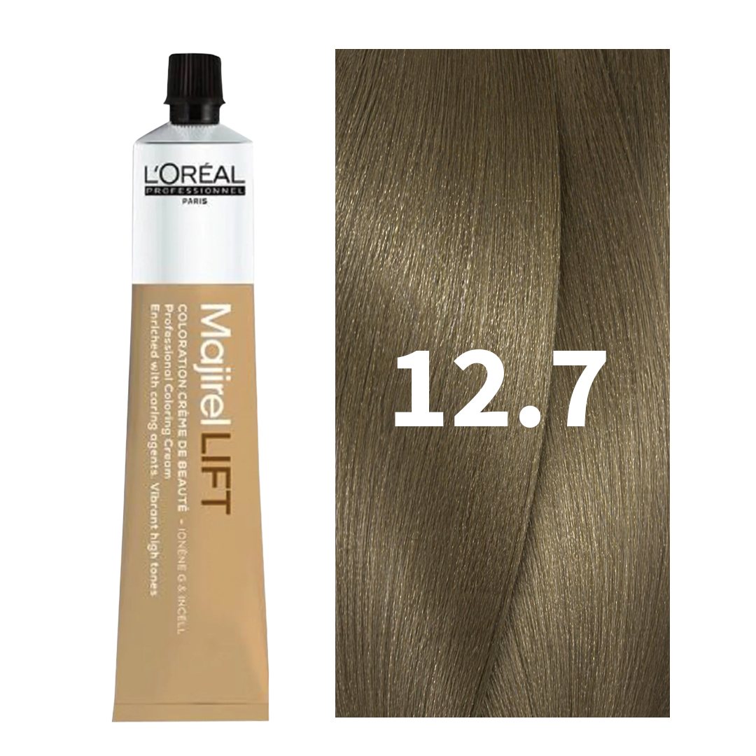 L'Oreal Professionnel Paris Majirel LIFT - 12.7 (Ash Very Light Brown) 49.5 g Indicrest Buy at Indicrest