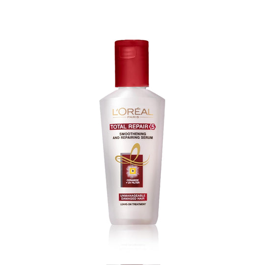 L'Oreal Total Repair 5 serum bottle on a white background Buy at Indicrest
