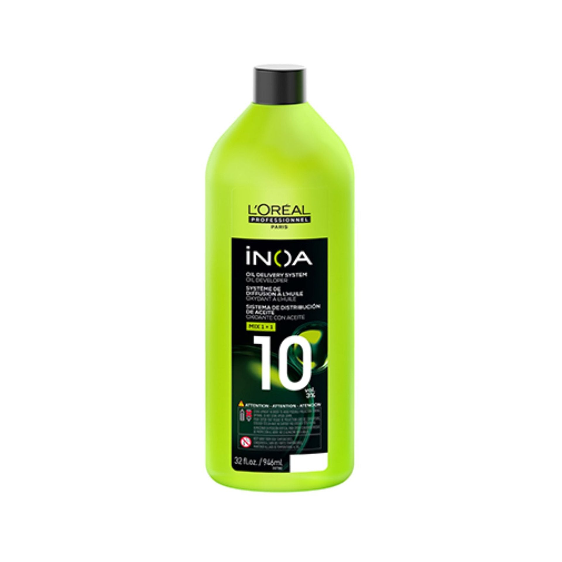 L'Oreal  Professionnel Paris - Inoa Oxydant Riche 10 Vol 3% Developer - (1000ml) - Indicrest Buy at Indicrest