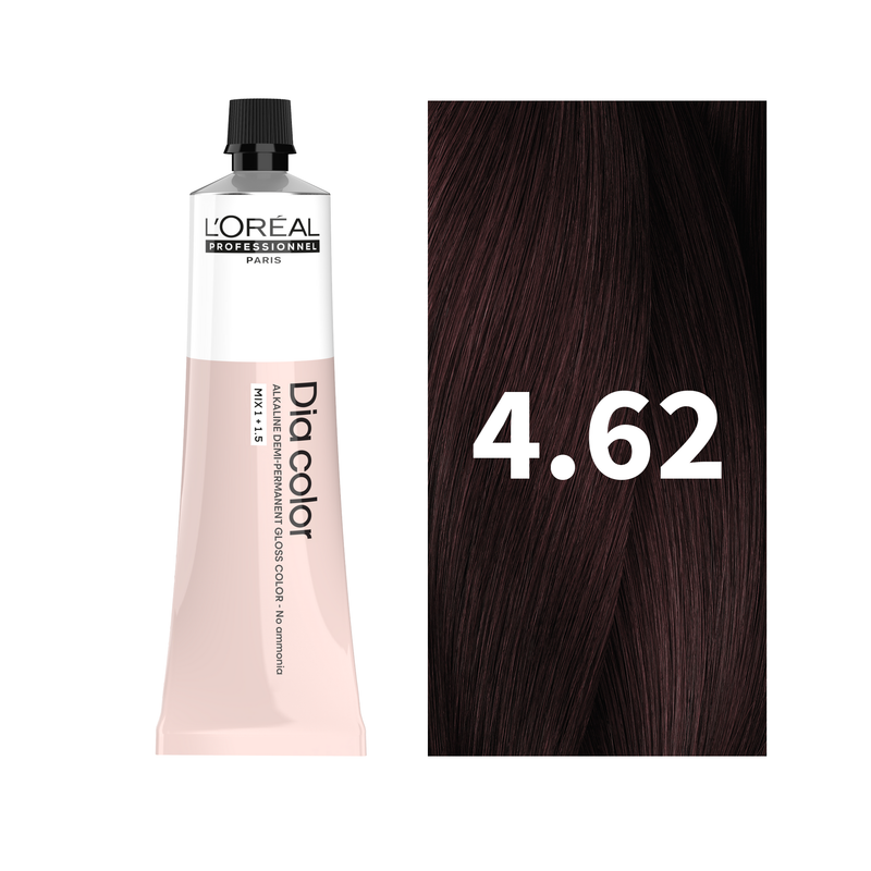 L'Oreal Professionnel Paris Dia Color 4.62 Hair Color, 60ml Buy at Indicrest