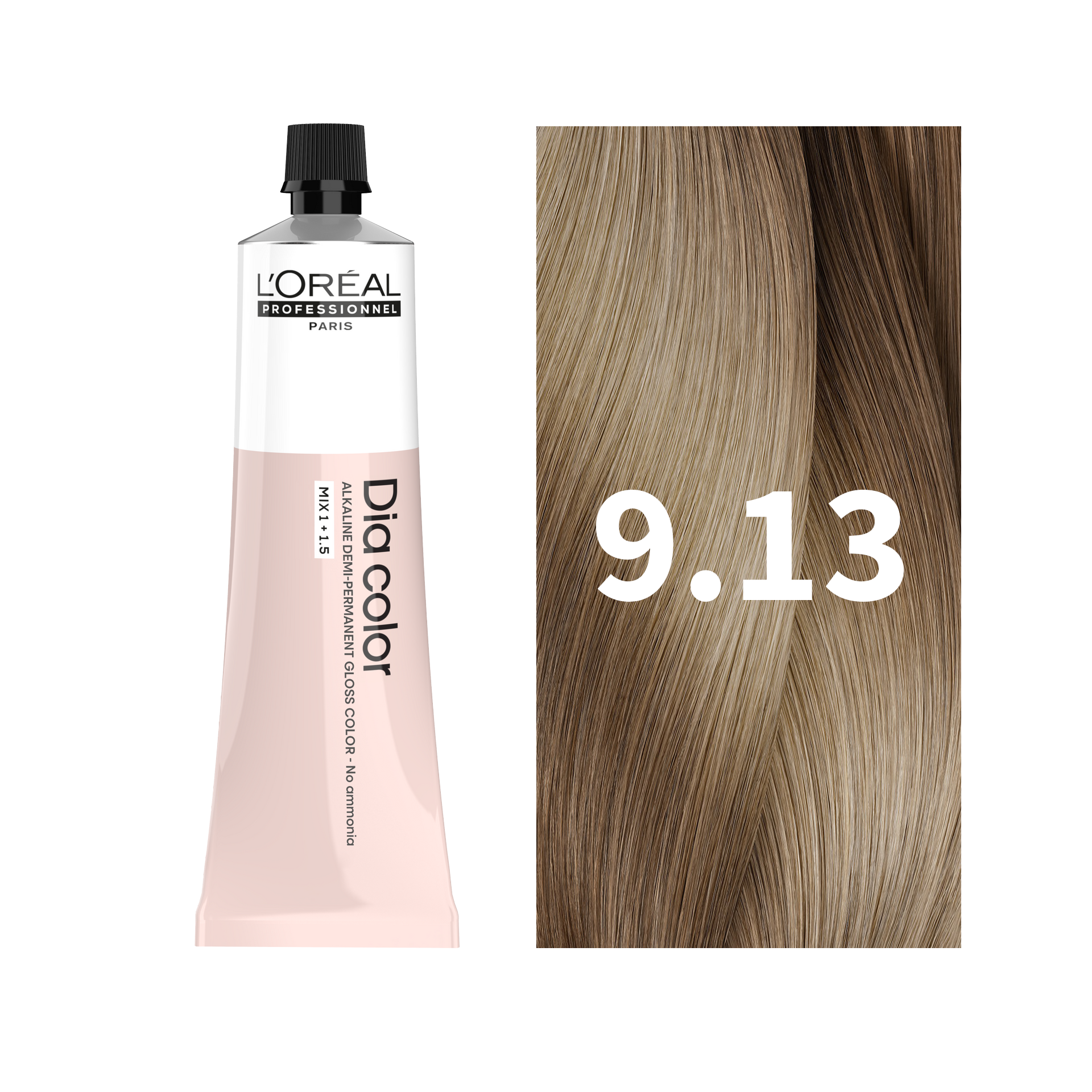 L'Oreal Professionnel Paris Dia Color 9.13 - Golden Beige Blonde Hair Color, 60ml Buy at Indicrest