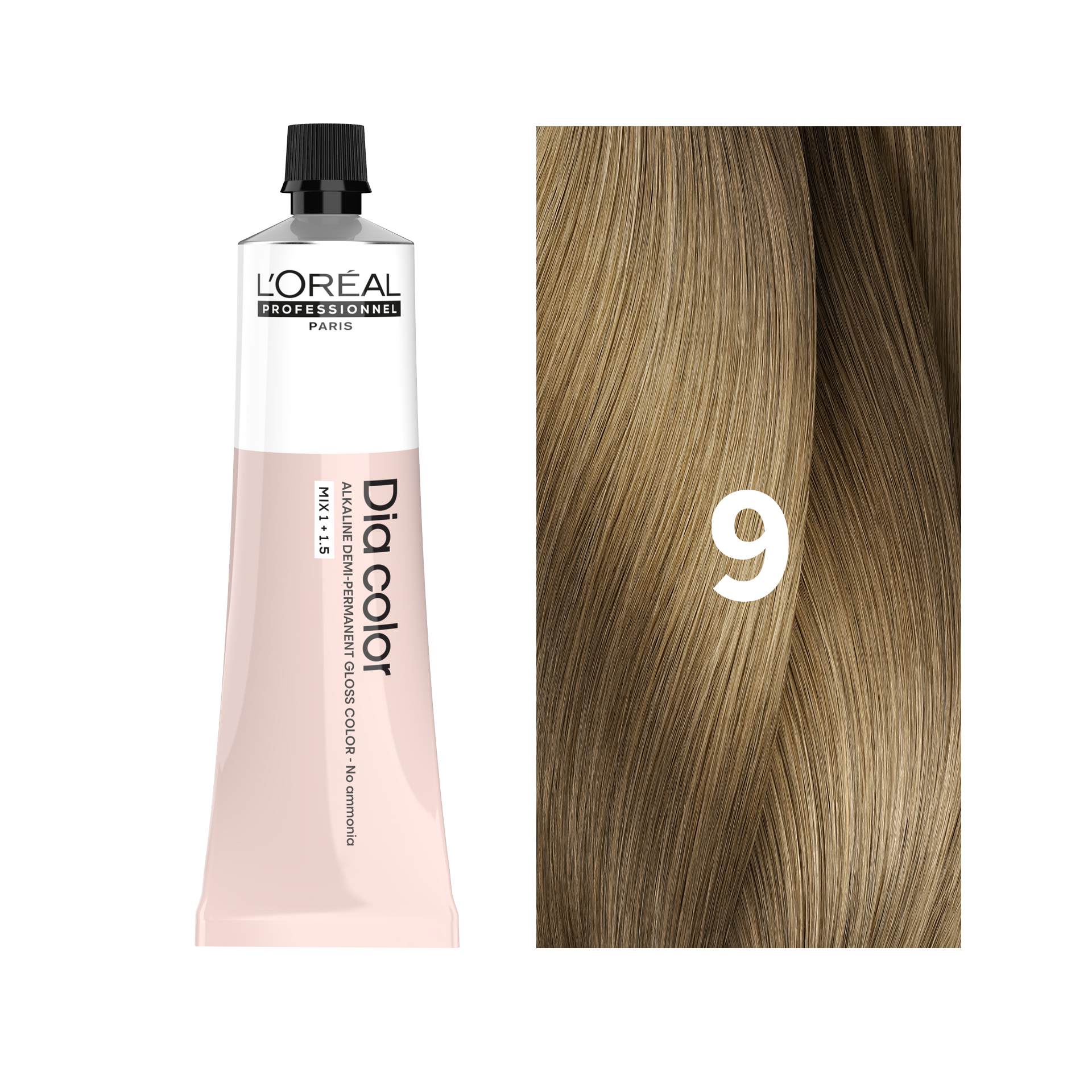 L'Oreal Professionnel Paris Dia Color 9 Hair Color, 60ml Buy at Indicrest