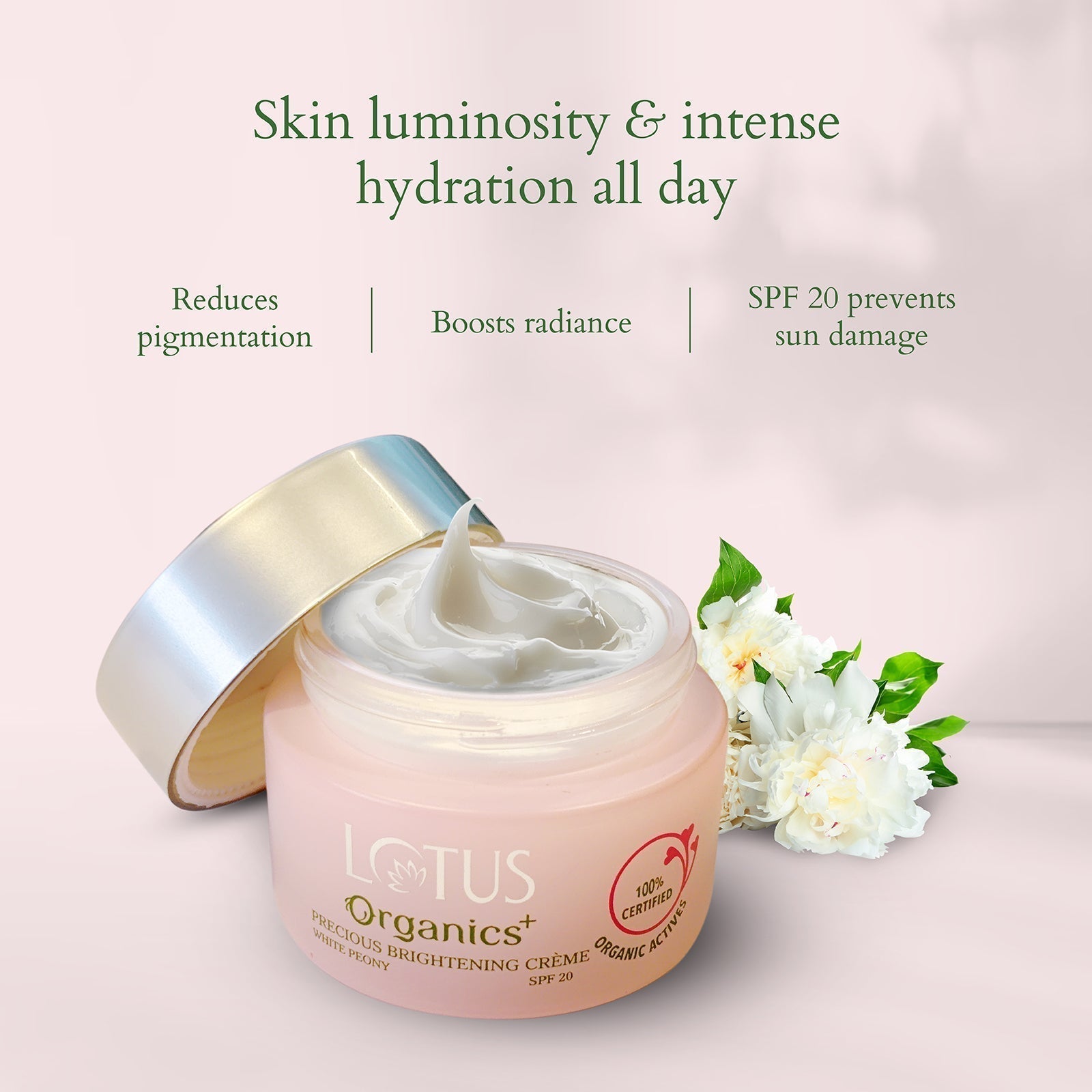 LOTUS ORG Precious Brightening Creme 30g SPF20 - Indicrest Buy at Indicrest Image 4