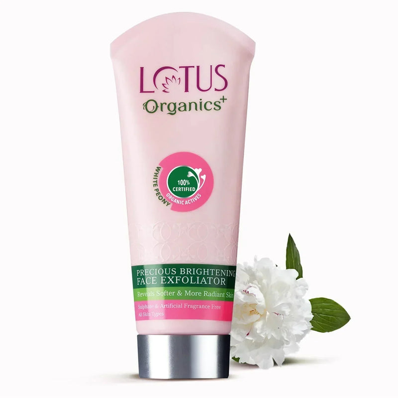 LOTUS ORG Precious Brightening Face Exfoliator 100g - Indicrest Buy at Indicrest