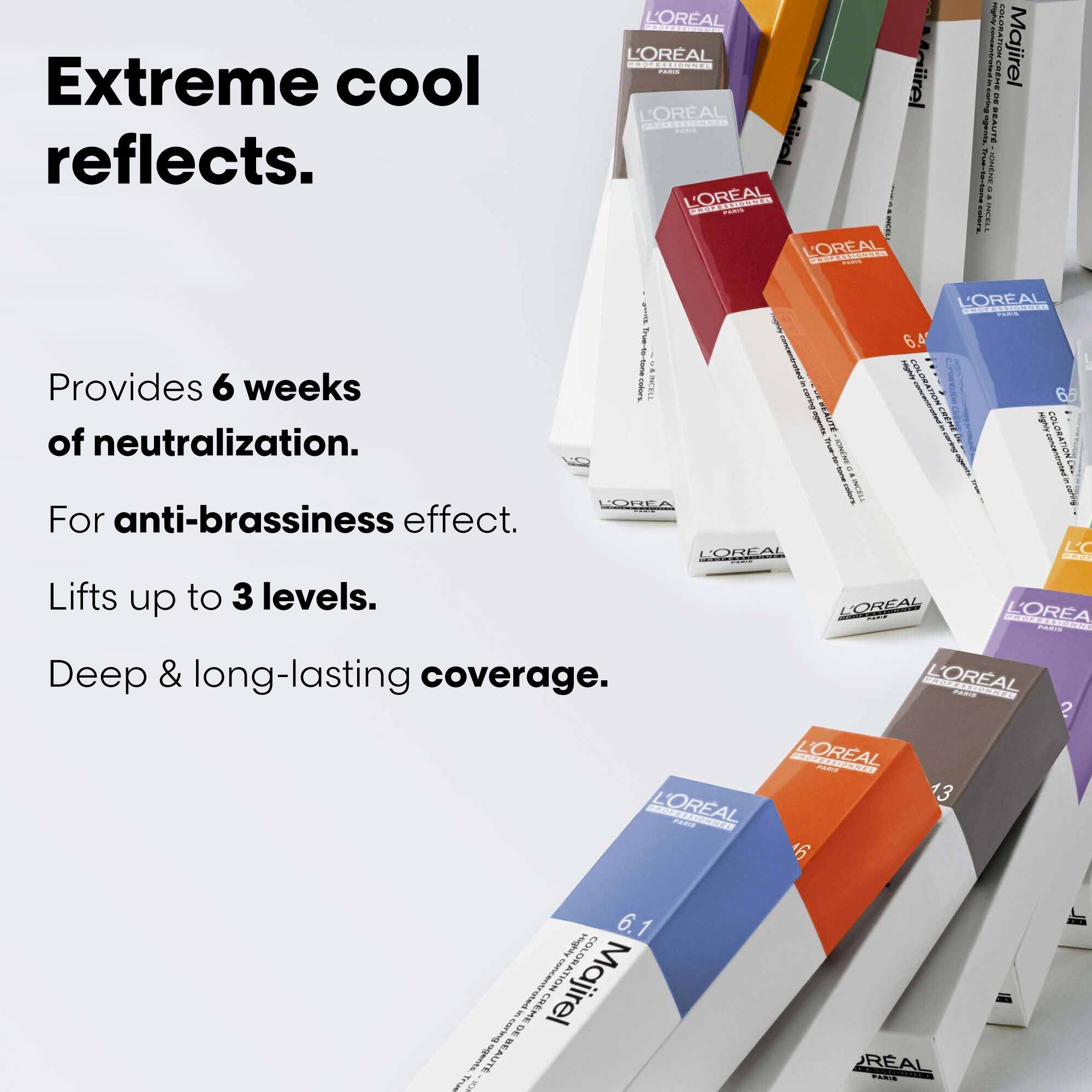 L'Oreal Professionnel Paris Majirel - Cool Cover 7.11 (Deep Ash Blonde) Hair Color, 49.5 g Indicrest Buy at Indicrest Image 7