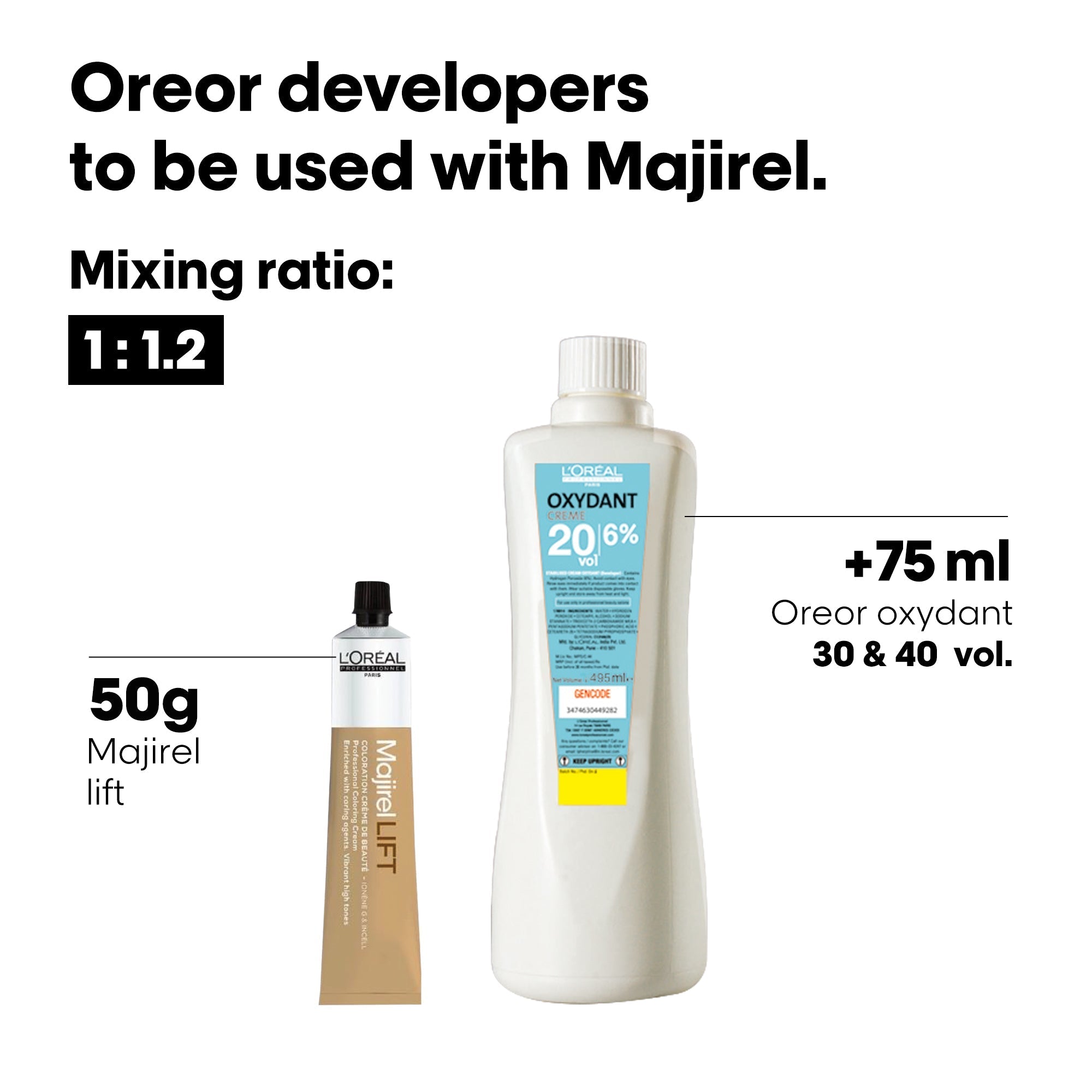 L'Oreal Professionnel Paris Majirel LIFT- 12.5 (Mahogany Very Light Brown) 49.5 g Indicrest Buy at Indicrest Image 5