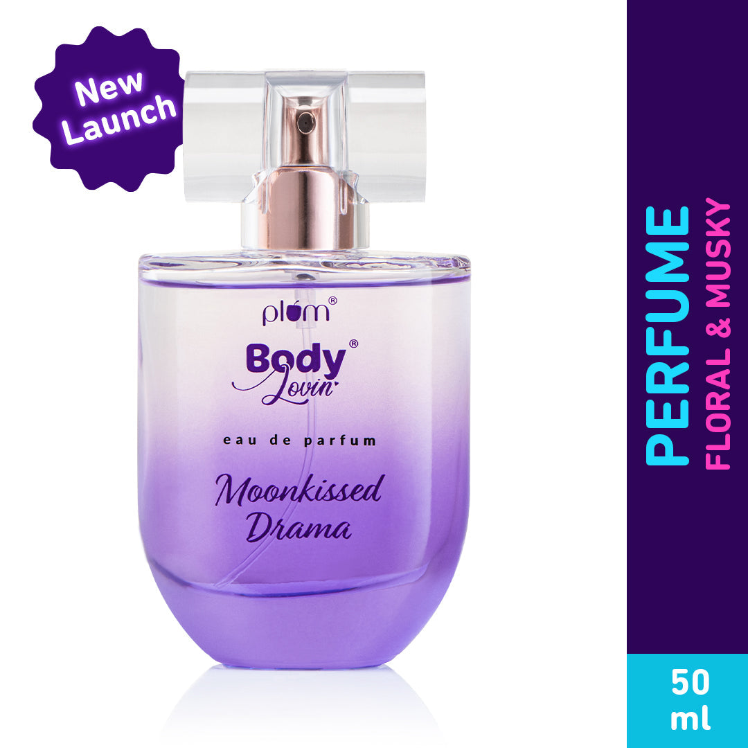 Plum Moonkissed Drama Eau De Parfum (Perfume) by Plum BodyLovin' | Long Lasting | Floral-Musky Fragrance | Supremely Luxurious | Perfect For All Occasions, 50ml Buy at Indicrest Image 2