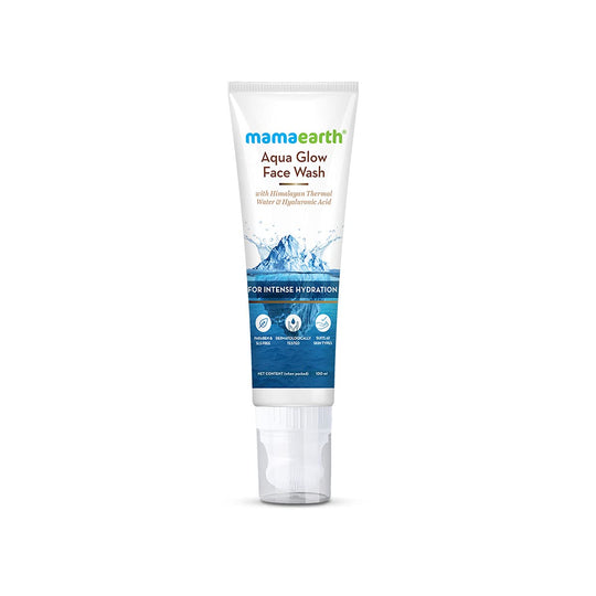 Mamaearth Aqua Glow Face Wash, 100ml - Indicrest Buy at Indicrest