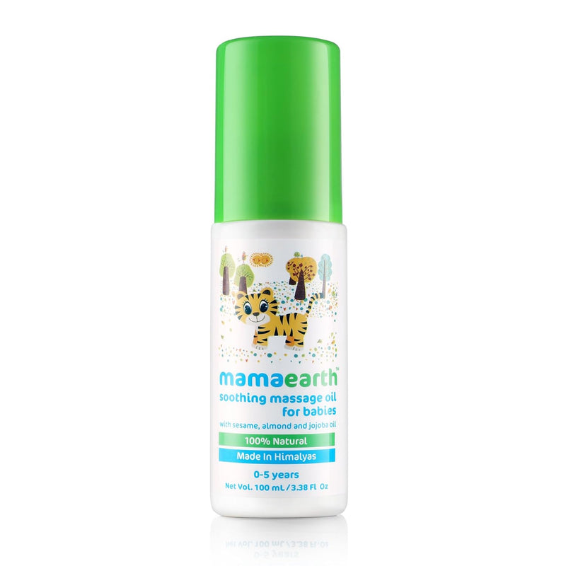 Mamaearth Baby Soothing Oil, 100ml - Indicrest Buy at Indicrest