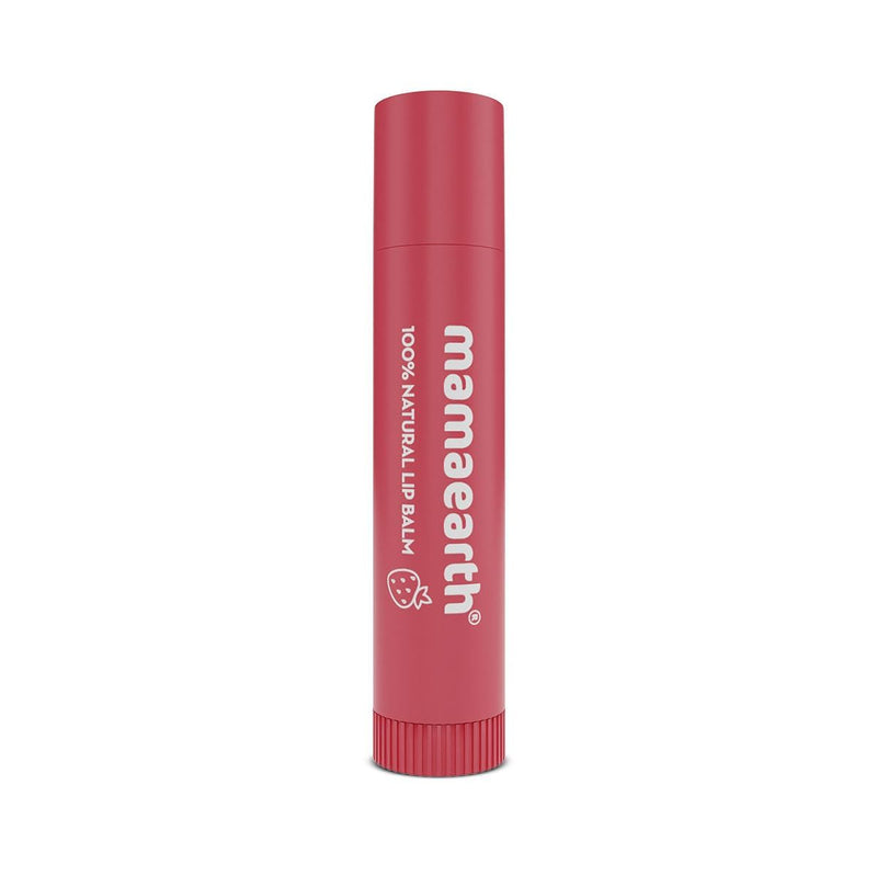 Mamaearth Nourishing Tinted, Lip Balm, Strawberry - Indicrest Buy at Indicrest