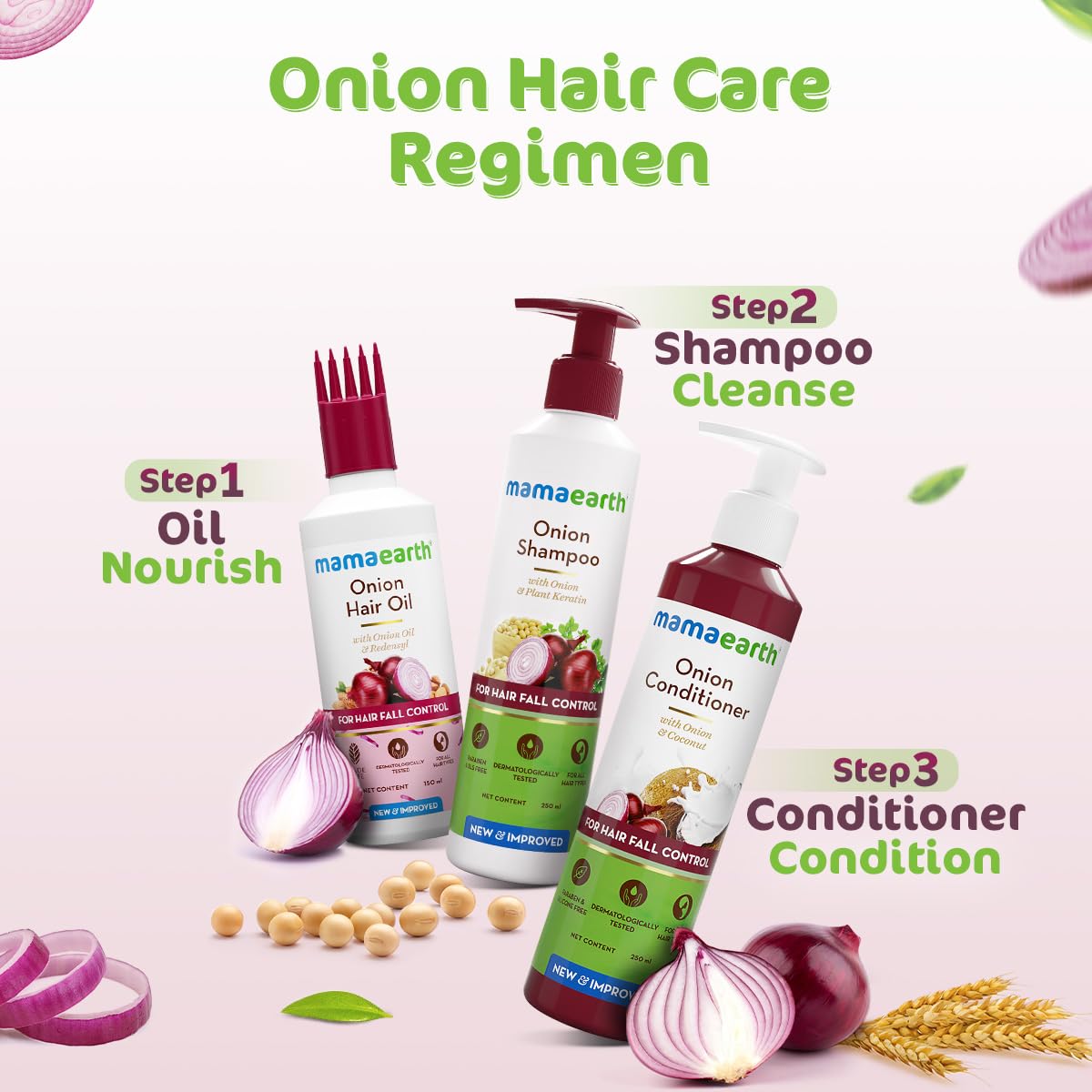 Mamaearth Onion Shampoo, 250ml buy at Indicrest Image 3