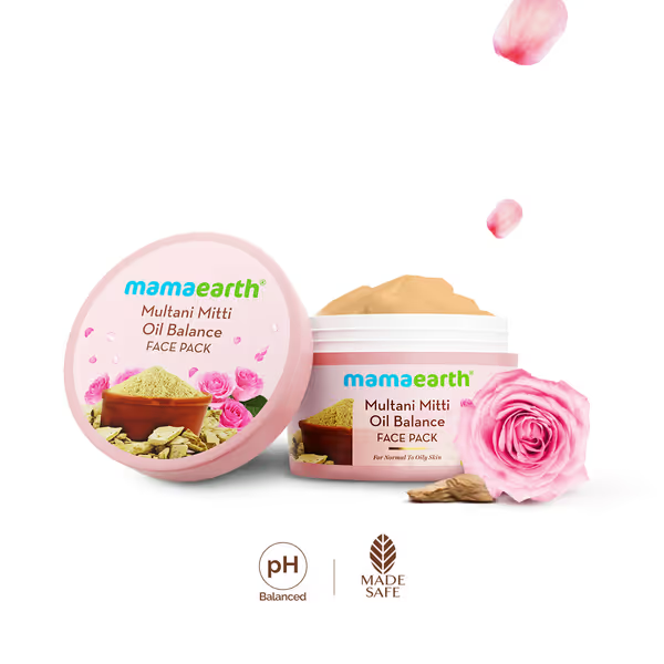 Mamaearth Multani Mitti Oil Balance Face Pack, 200g Buy at Indicrest
