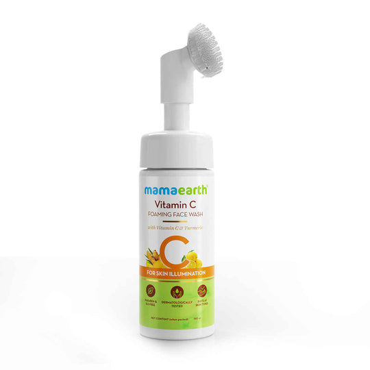 Mamaearth Vitamin C Foaming Face Wash 150ml Bottle Buy at Indicrest