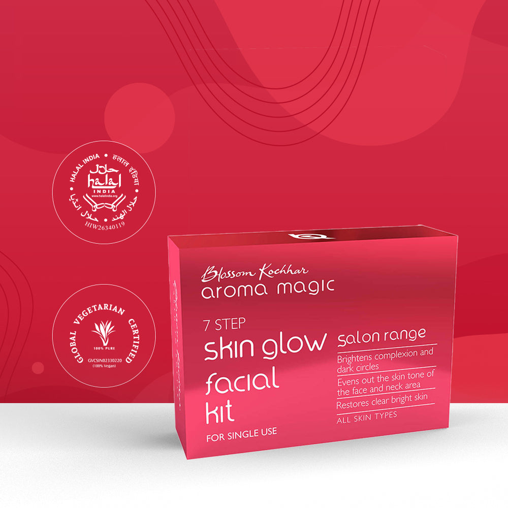 Natural Glow Facial Kit with Saffron and Aloe