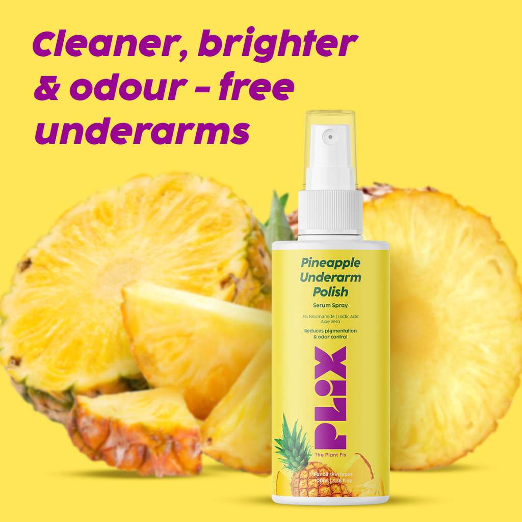 Plix Pineapple Underarm Depigmentation Serum Spray For Dark Underarms, 200ml Buy at Indicrest Image 3