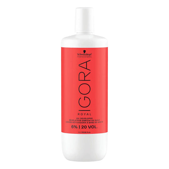 Schwarzkopf Professional Igora Royal Permanent Color Creme Oil Developer 6% 20 Vol (1 Ltr) - Indicrest Buy at Indicrest