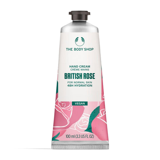 The Body Shop British Rose, Hand Cream, 100ml - Indicrest Buy at Indicrest