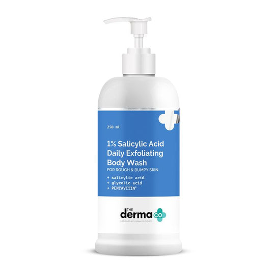 The Derma Co 1% Salicylic Acid Daily Exfoliating Body Wash 100ml - Indicrest Buy at Indicrest