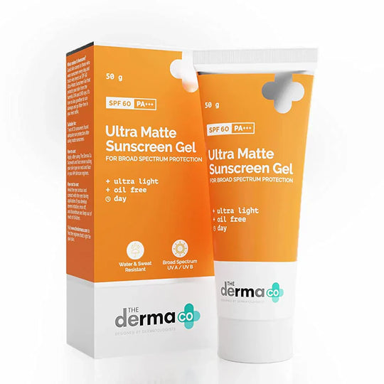 The Derma Co Ultra Matte Sunscreen Gel, 50g - Indicrest Buy at Indicrest