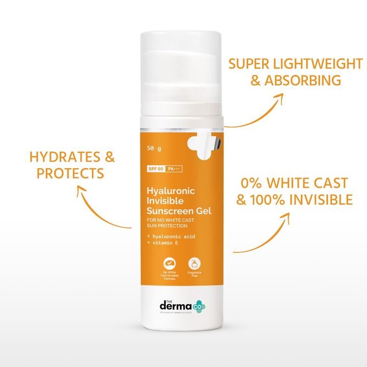 The Derma Co. The Derma Co. Hyaluronic Invisible Sunscreen Gel, 50g Buy at Indicrest Image 2