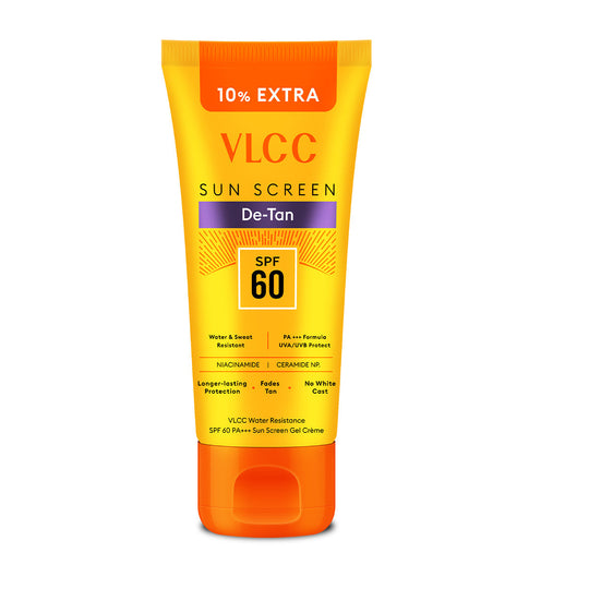 VLCC sunscreen tube with SPF 60 on a white background Buy at Indicrest