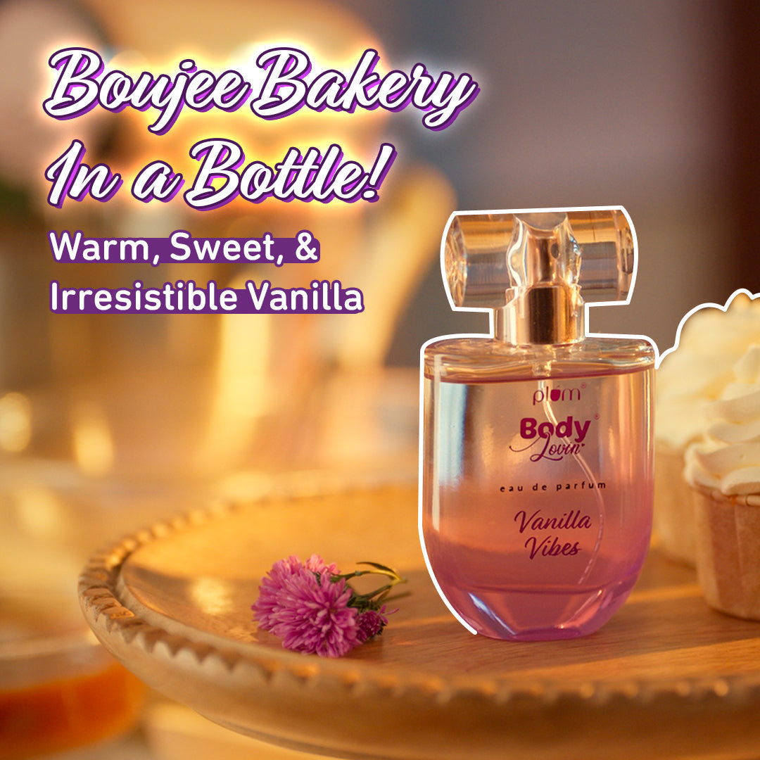 Plum Vanilla Vibes Eau De Parfum (Perfume) by Plum BodyLovin' | Long Lasting | Travel-Friendly | Warm Vanilla Fragrance | Luxury Perfume, 50ml Buy at Indicrest Image 4
