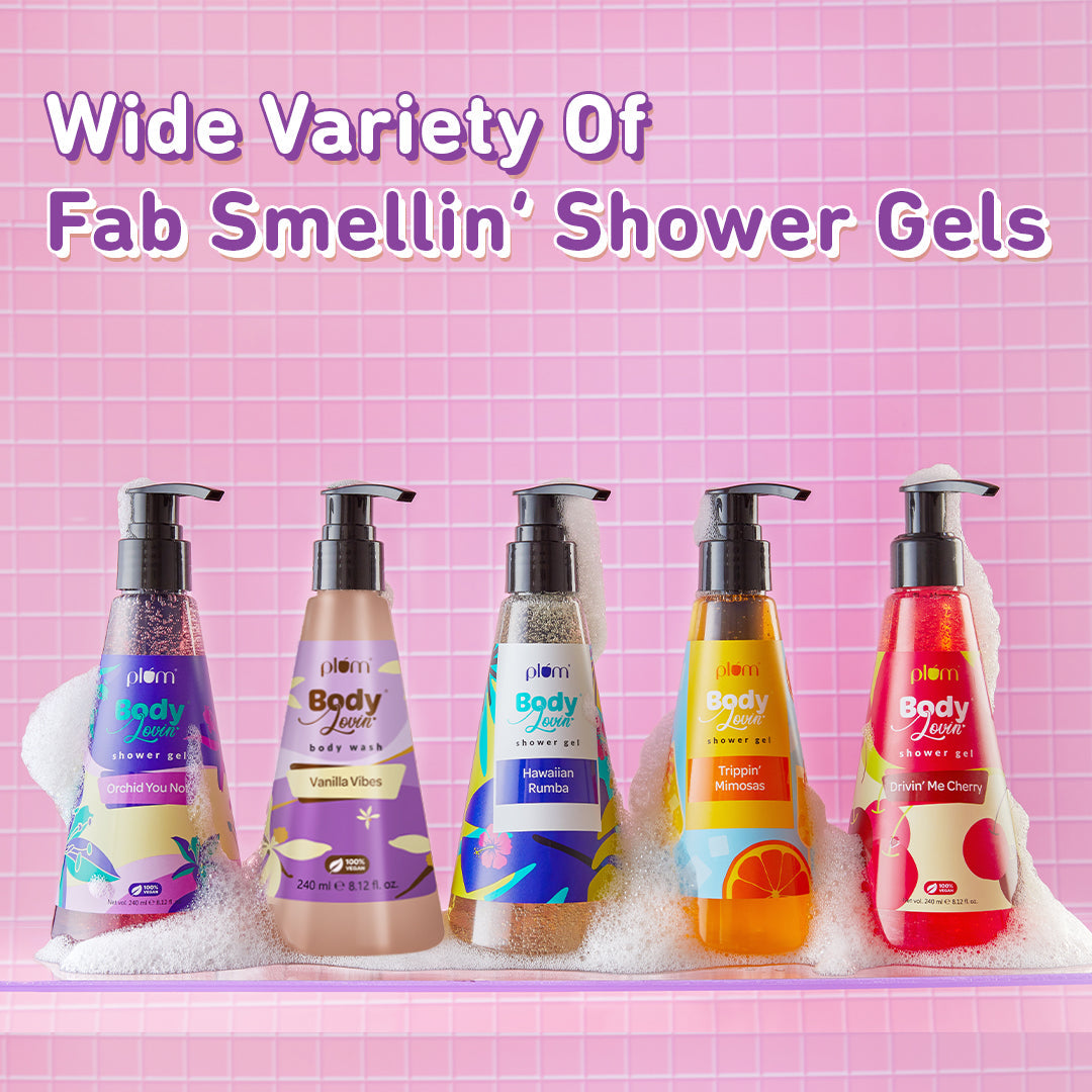 Plum Vanilla Vibes Body Wash by Plum BodyLovin' | SLS-Free | Hydrating Formula | Warm Vanilla Fragrance | Aloe-Infused Body Wash, 240ml Buy at Indicrest Image 12