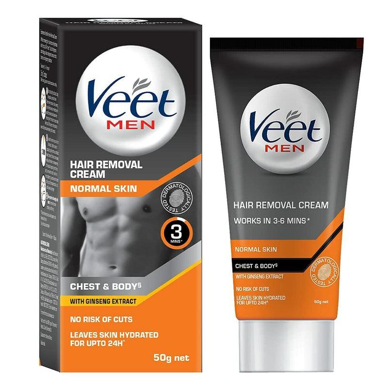 Veet Men Hair Removal Cream Normal Skin, 50g - Indicrest Buy at Indicrest