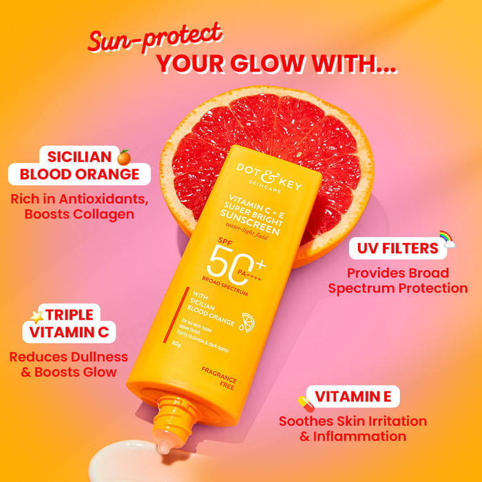 Dot & Key Vitamin C+E Sunscreen SPF50+, 80g - Indicrest Buy at Indicrest Image 5