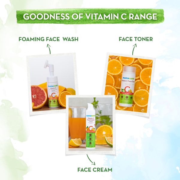 Vitamin C and the goodness of Walnut, Mamaearth Vitamin C Face Scrub