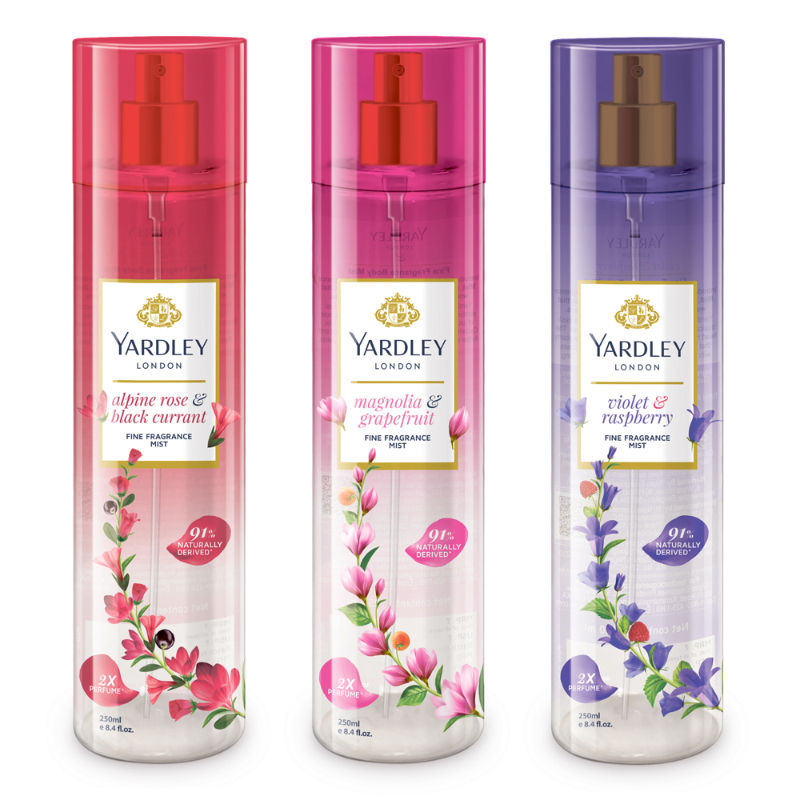 Yardley London Violet & Raspberry Fine Fragrance Mist, 250ml Buy at Indicrest Image 6