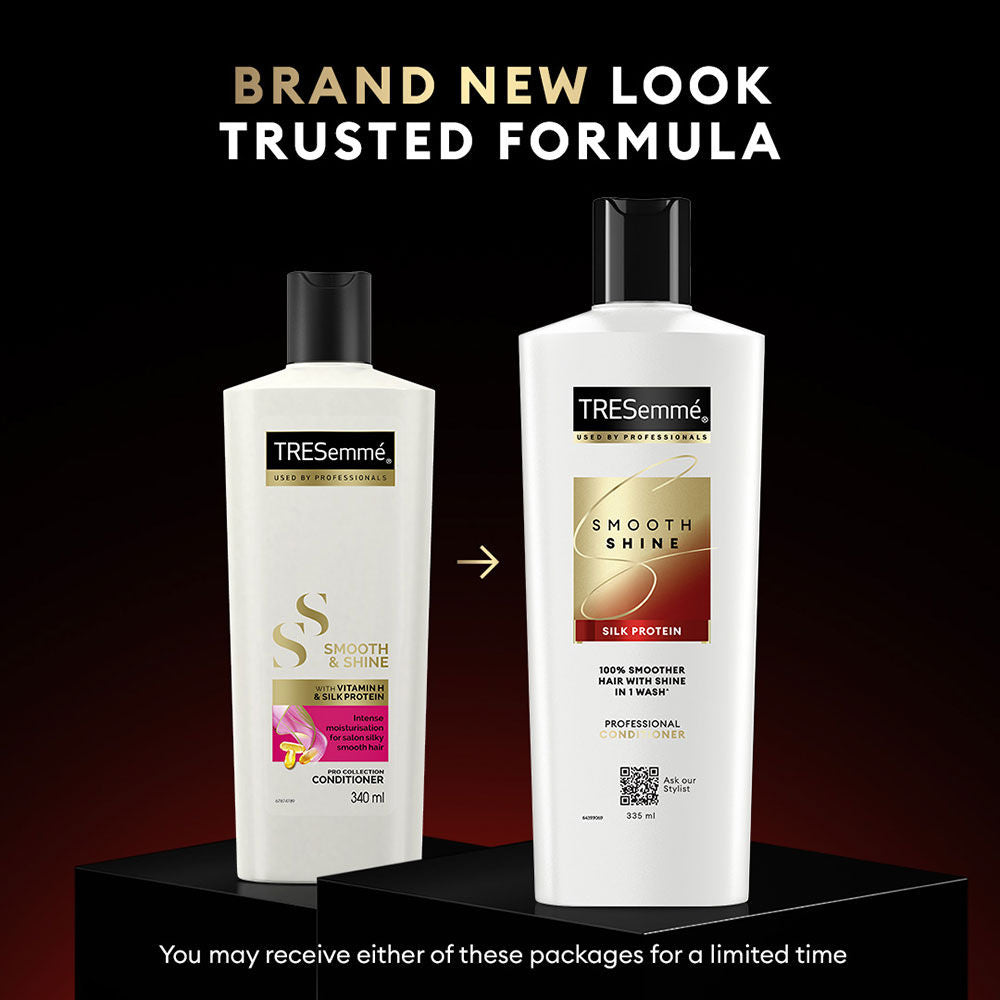 TRESemme Smooth & Shine Conditioner with Biotin & Silk Protein Deeply Moisturizes Dry & Frizzy Hair, 335ml Buy at Indicrest Image 3