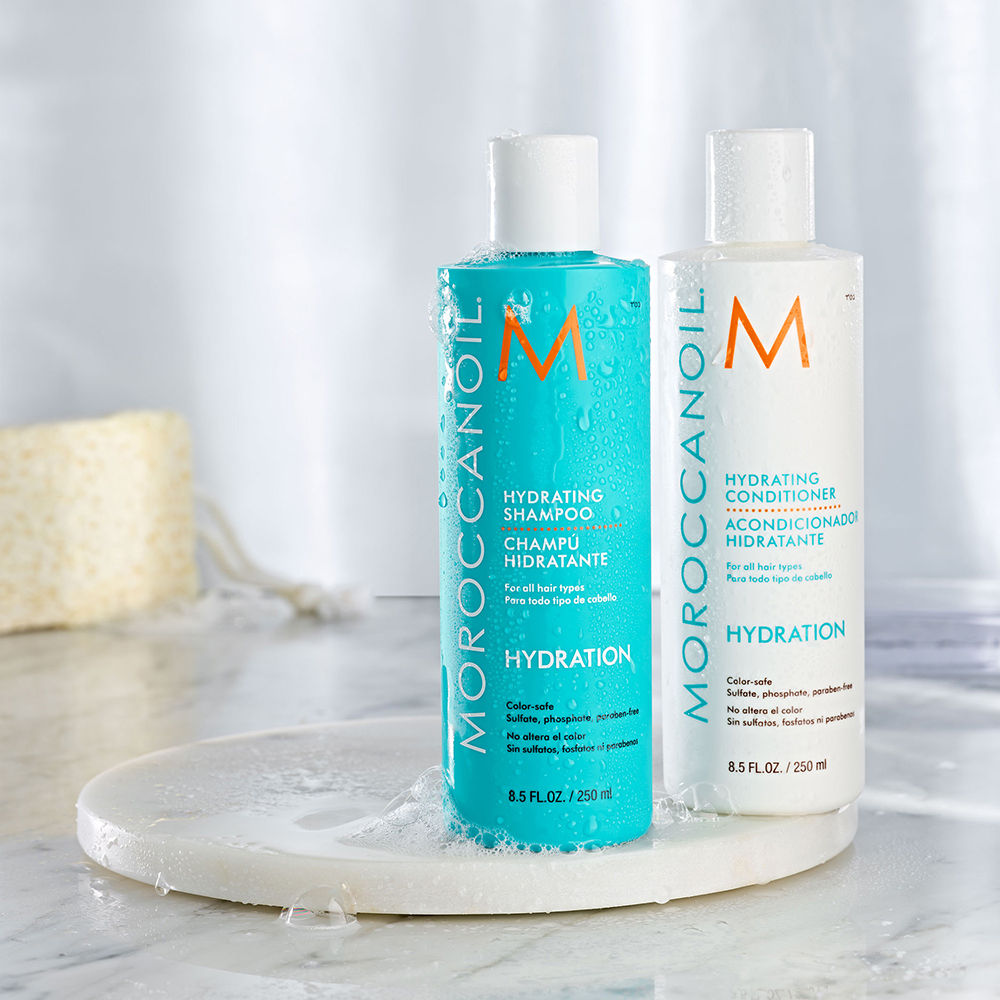 Moroccanoil Hydrating Shampoo | Argan Oil, Vitamins A & E | Moisture Boost & Shine for All Hair Types, 500ml