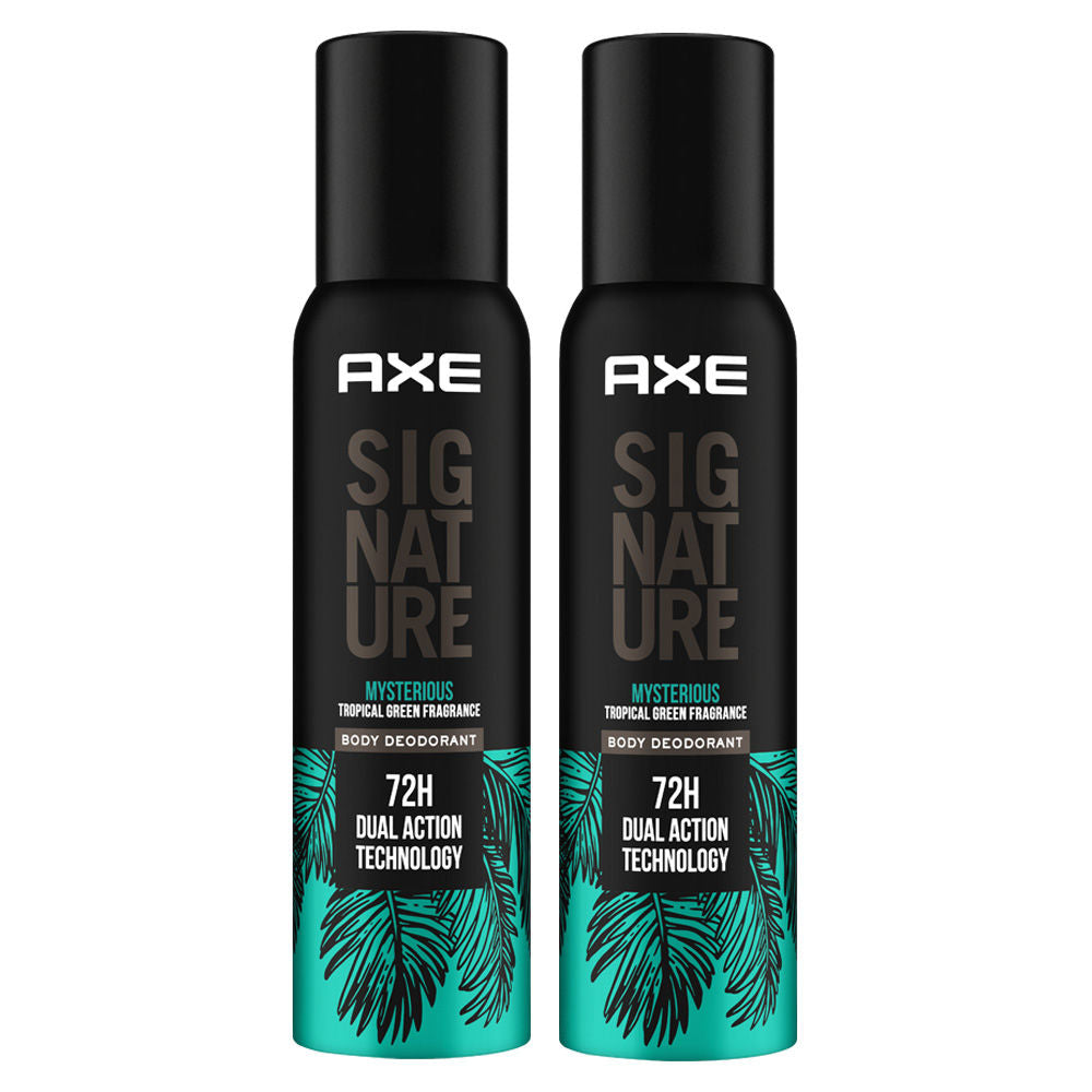 Axe Sigture Body Perfume Mysterious Pack Of 2, 400ml Buy at Indicrest