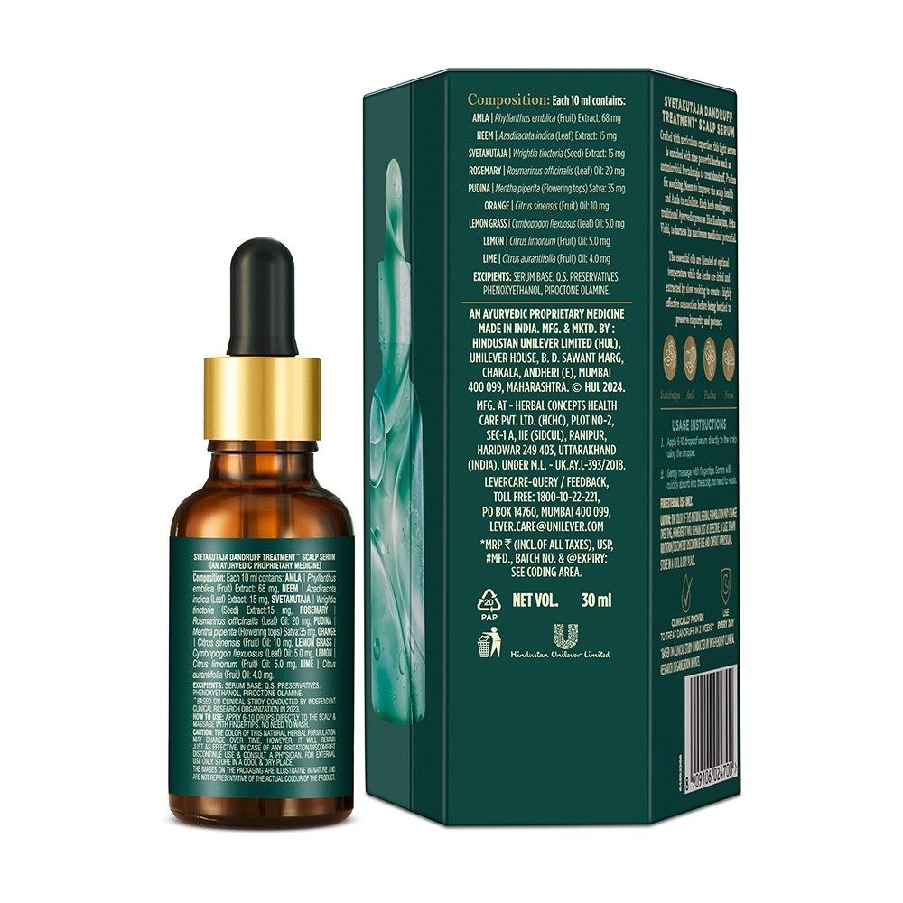 Indulekha Svetakutuja Dandruff Treatment Scalp Serum, 30ml Buy at Indicrest Image 3