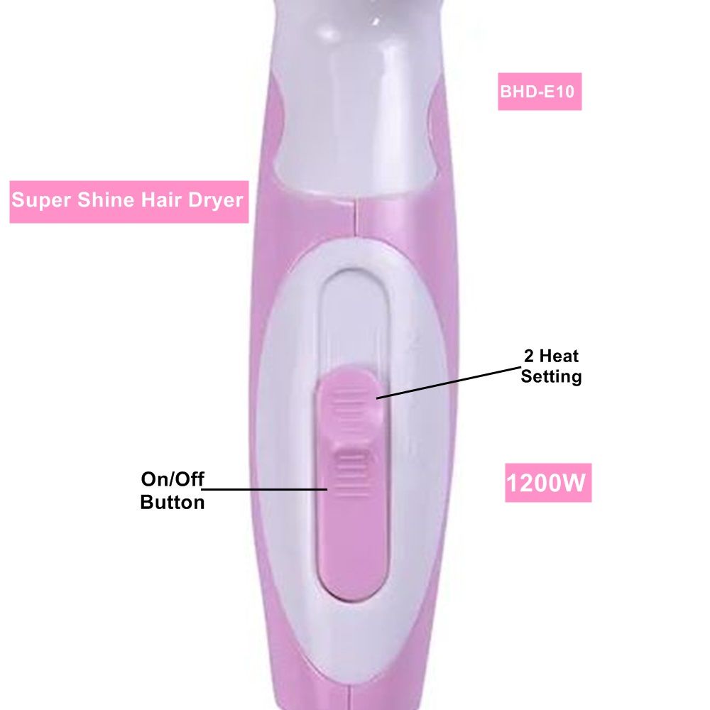 Babila Super Shine Hair Dryer - 1200W Buy at Indicrest Image 3