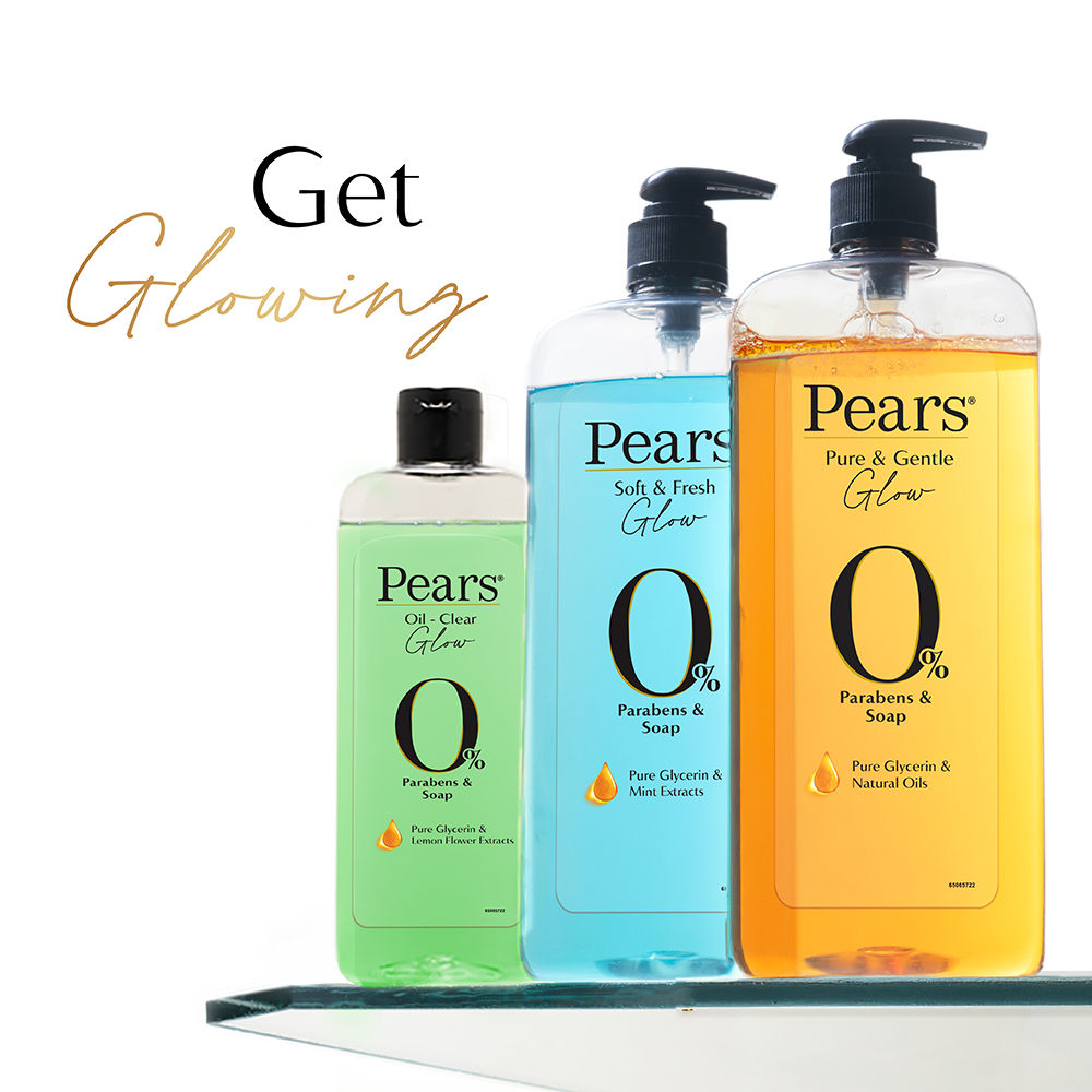 Pears Oil-Clear and Glow Body Wash Paraben Free Shower Gel 98% Pure Glycerin, 250ml Buy at Indicrest Image 8