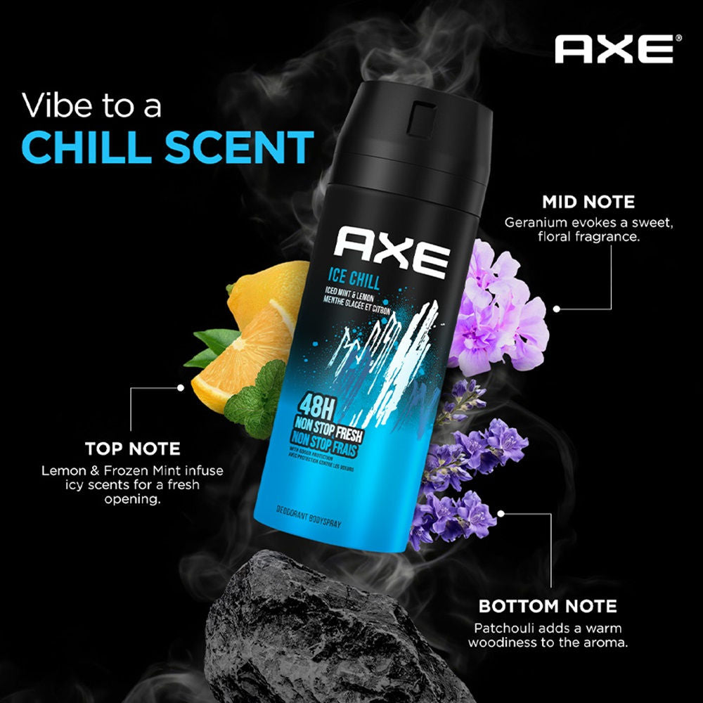 Axe Ice Chill Deodorant Body Spray For Men, 97g Buy at Indicrest Image 7