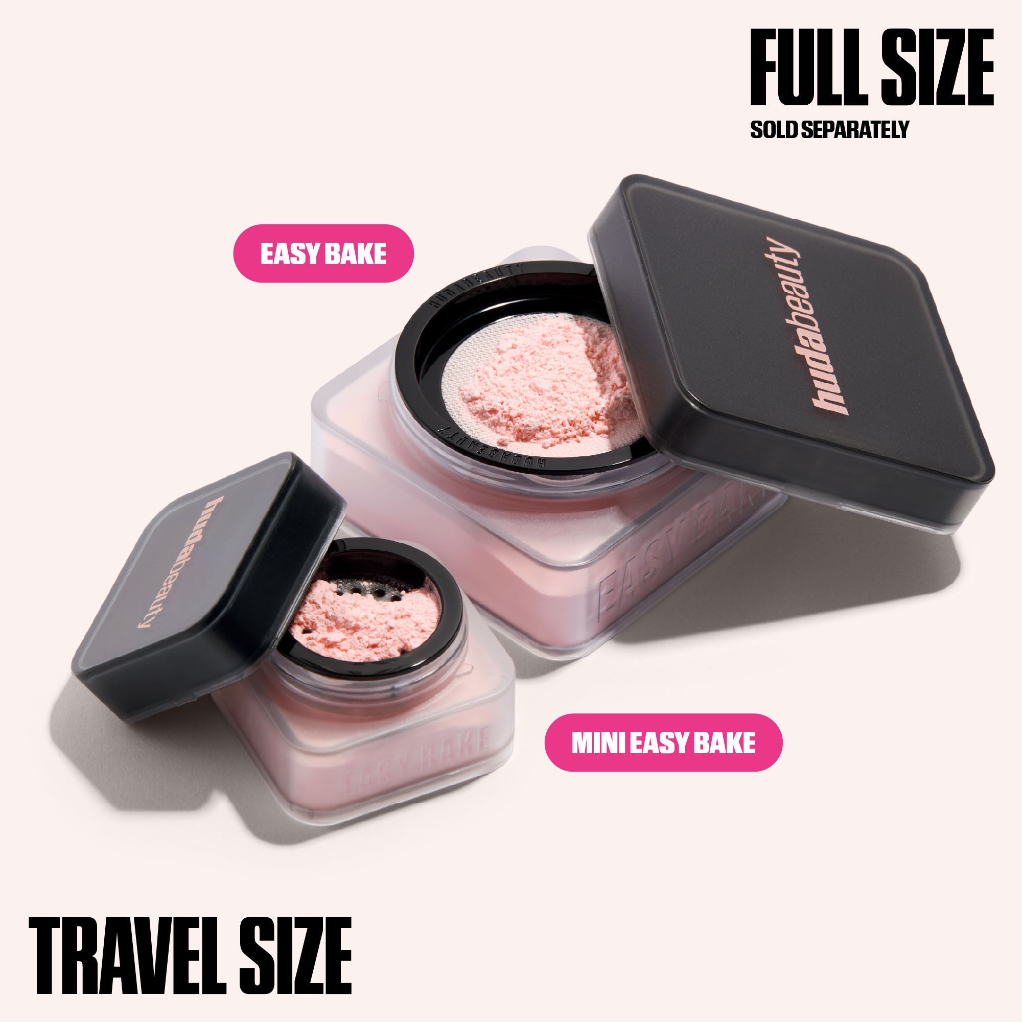 Huda Beauty Mini Easy Baby Bake Loose Baking & Setting Powder - Pound Cake, 6g