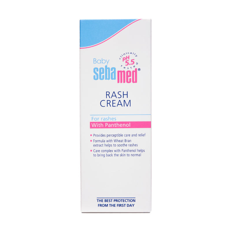 Sebamed Baby Rash Cream, PH 5.5, Panthenol & Wheat Bran, Clinically Tested, For Delicate Skin, 100ml Buy at Indicrest Image 3