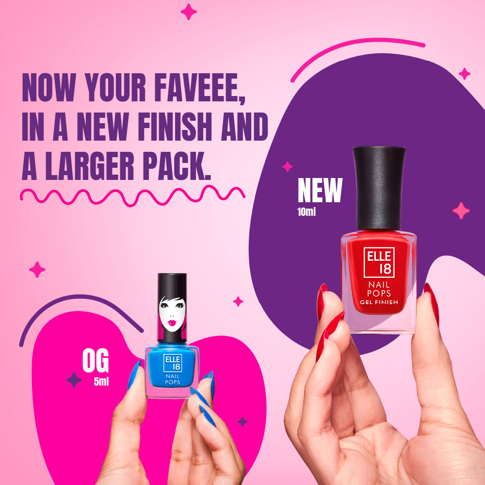 Elle 18 il Pop Gel Finish - G1, 10ml Buy at Indicrest Image 12