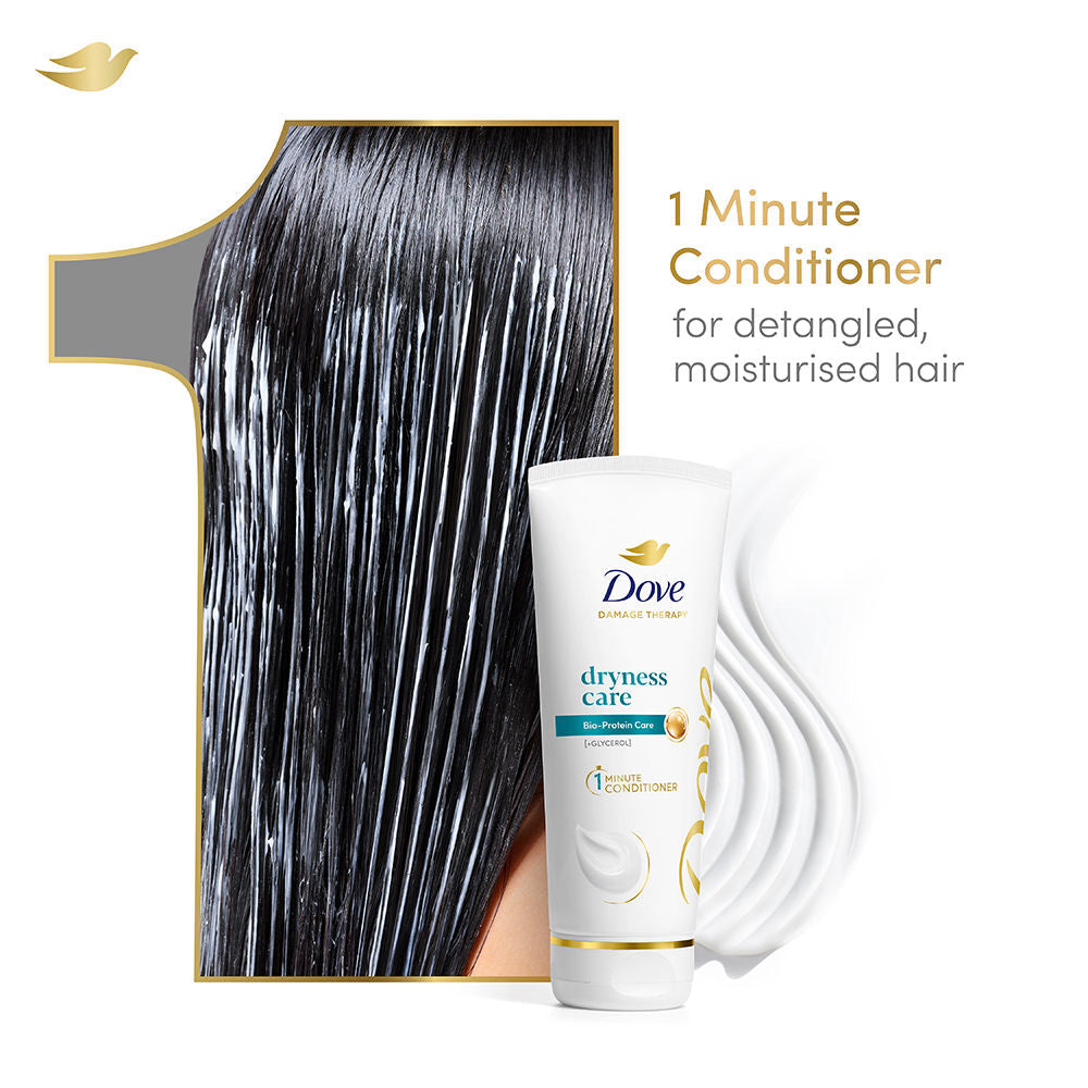 Dove Dryness Care Hair Conditioner For Dry & Frizzy Hair Restores Smoothness, 80ml Buy at Indicrest Image 6