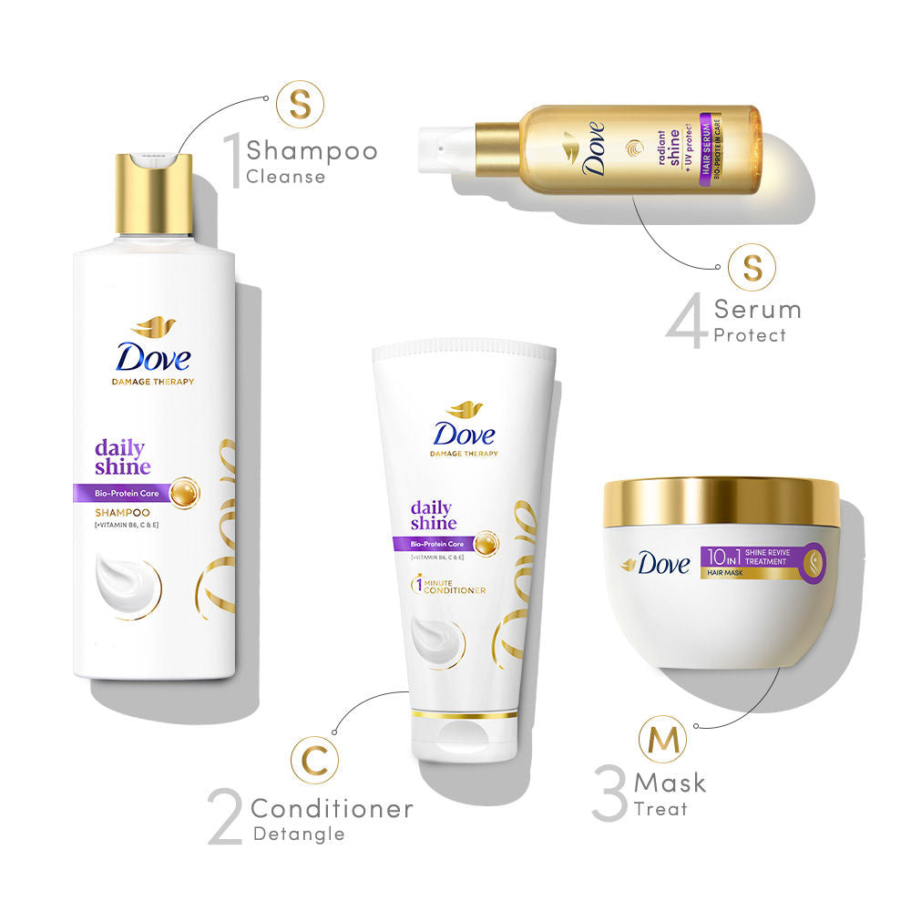 Dove Daily Therapy Shampoo Mid Bottle, 180ml Buy at Indicrest Image 11