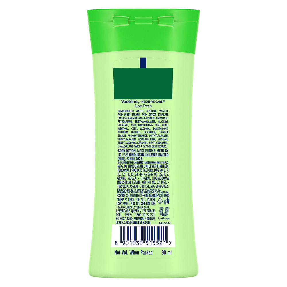 Vaseline Intensive Care Aloe Fresh Body Lotion, 90ml Buy at Indicrest Image 7