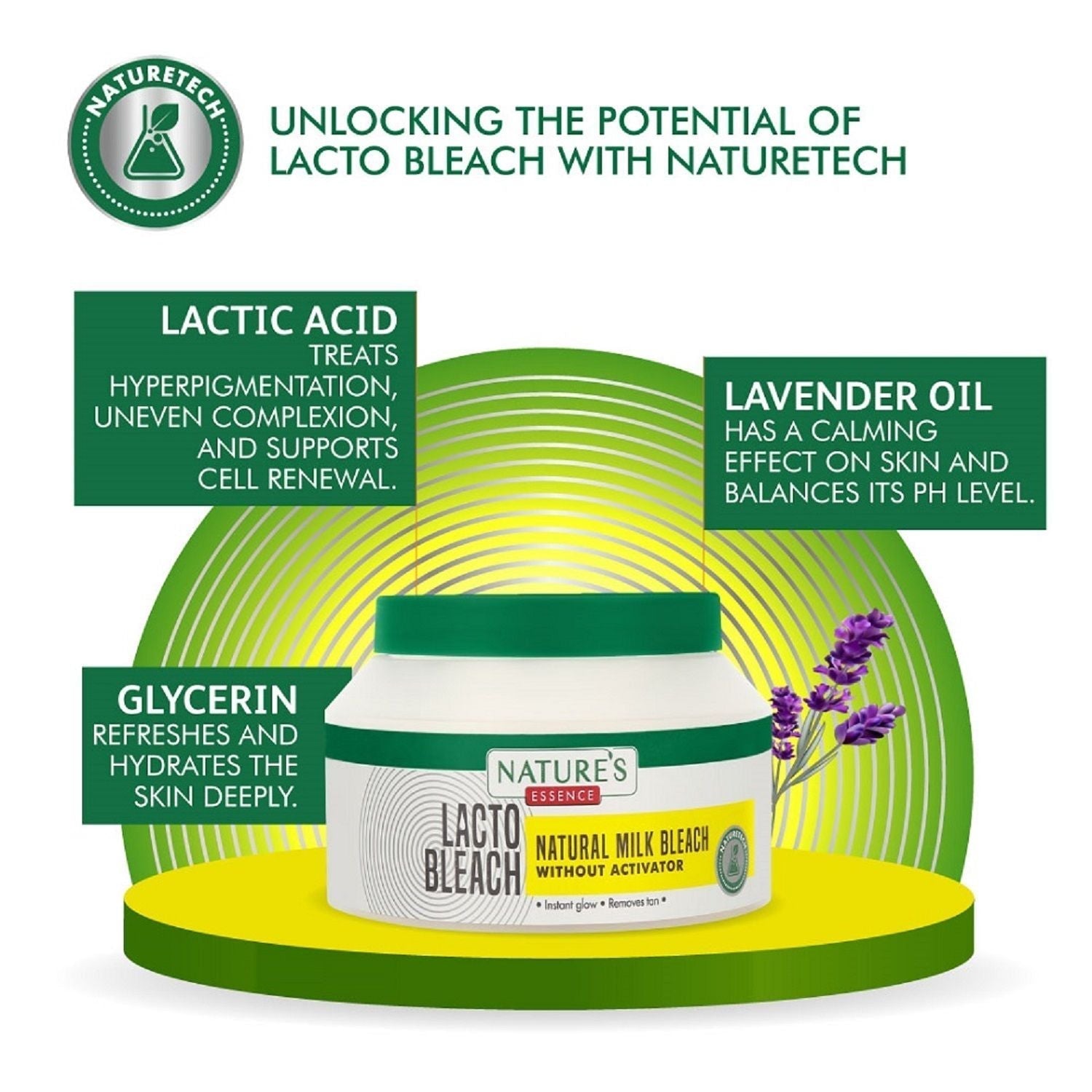 Nature's Essence Lacto Bleach Natural Milk Bleach Without Activator, 100g Buy at Indicrest Image 4